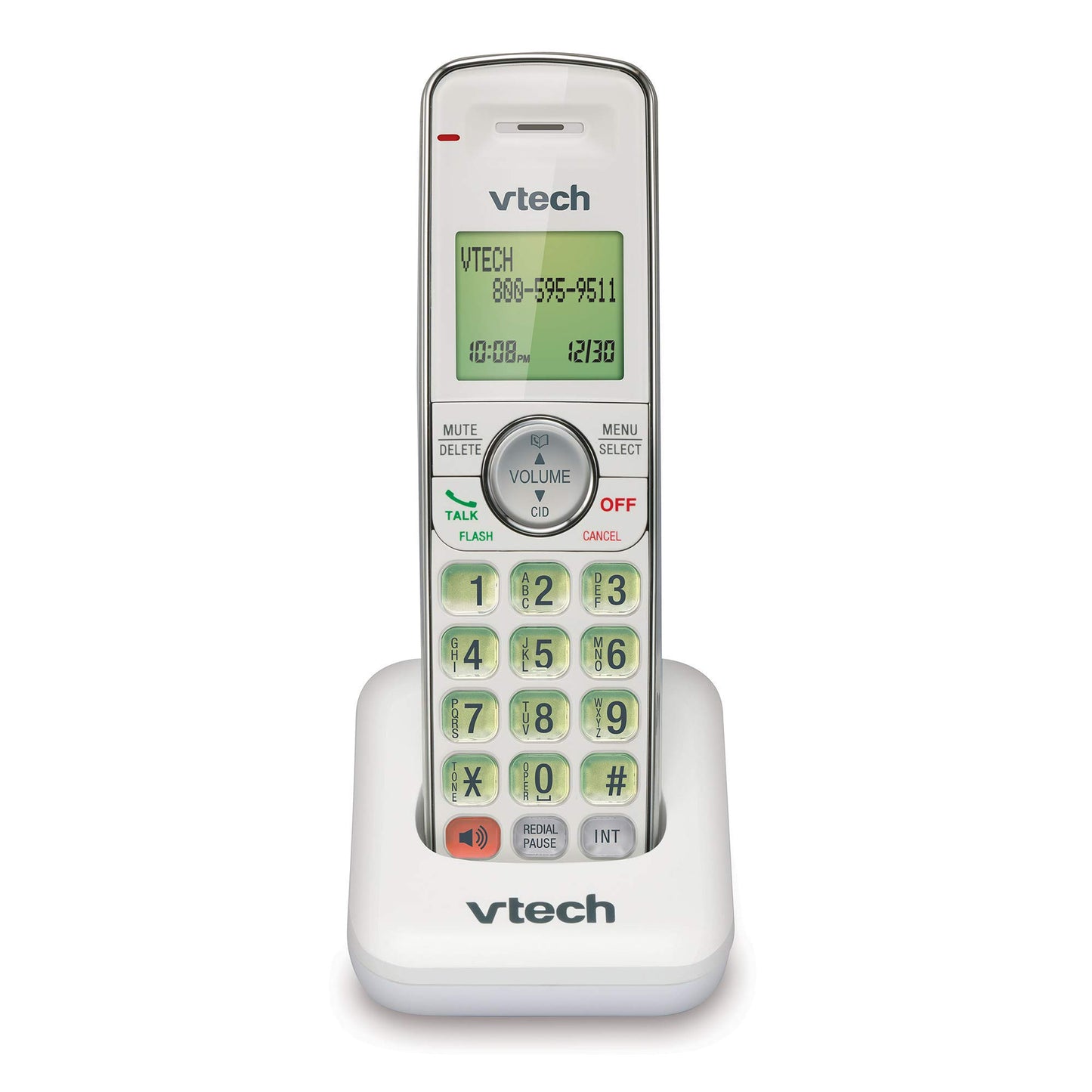 VTech CS6409-17 Accessory Cordless Handset, White | Requires a VTech CS6419 or CS6429 Series Cordless Phone System to Operate