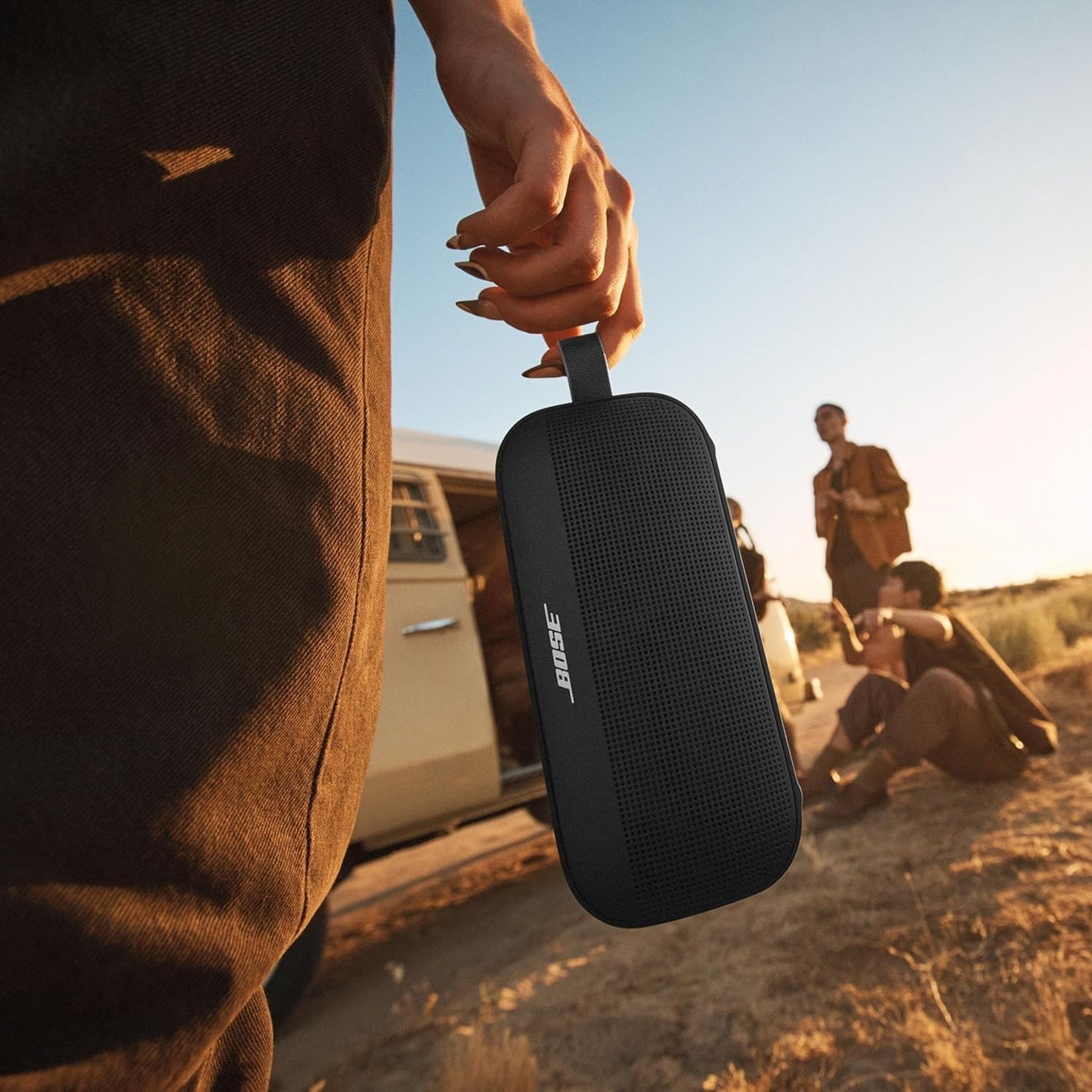Bose SoundLink Flex Portable Bluetooth Speaker (2nd Gen), Outdoor Speaker with Hi-Fi Audio, Up to 12 Hours Battery, Waterproof and Dustproof, +