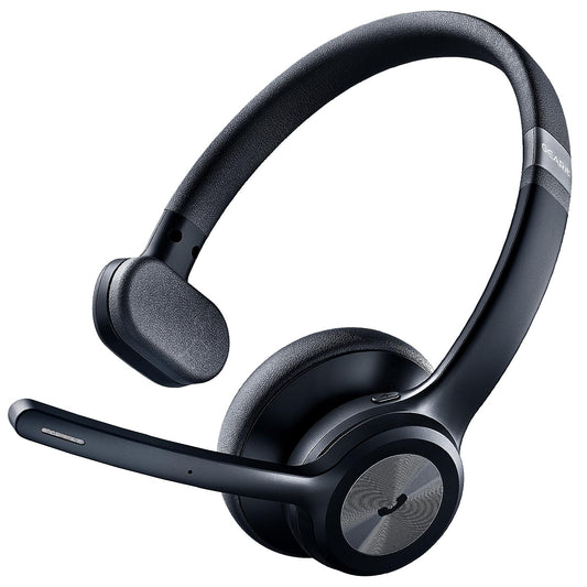 GEARit Wireless Bluetooth Headset with Mic - 35 Hrs Talk Time - for Trucker, w/Noise Cancelling Microphone & Mute Button - Easy to Set Up Wireless