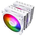 Thermalright Peerless Assassin 120 SE ARGB White V3 CPU Cooler, 6 Heat Pipes AGHP Technology, Dual 12cm PWM Fans, 2000RPM Speed, AMD Ryzen