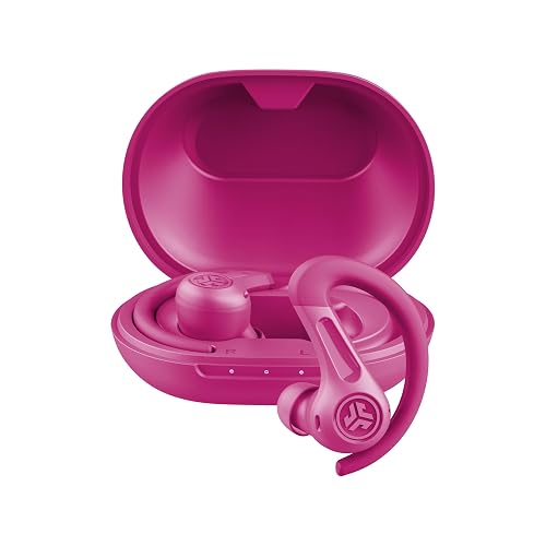 JLab, JBuds Sport ANC 4, True Wireless Earbuds, Active Noise Cancelling, Multipoint Connect, Pink