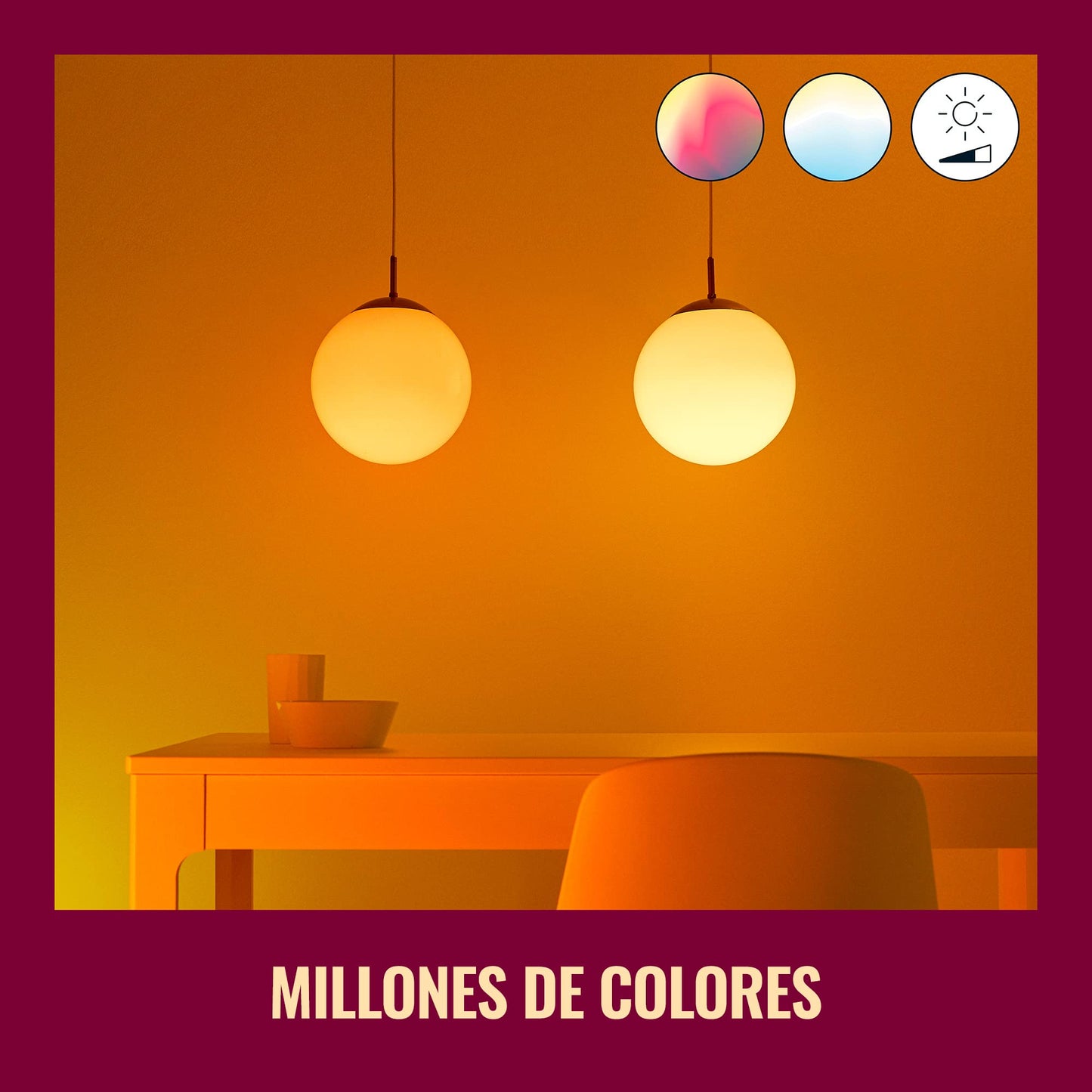 WiZ LED Smart Light Bulbs, Sunset to Sunrise Automation + Motion Detection + Control with Voice or App, Full Color A19 60W 800LM E26 Indoor, Matter