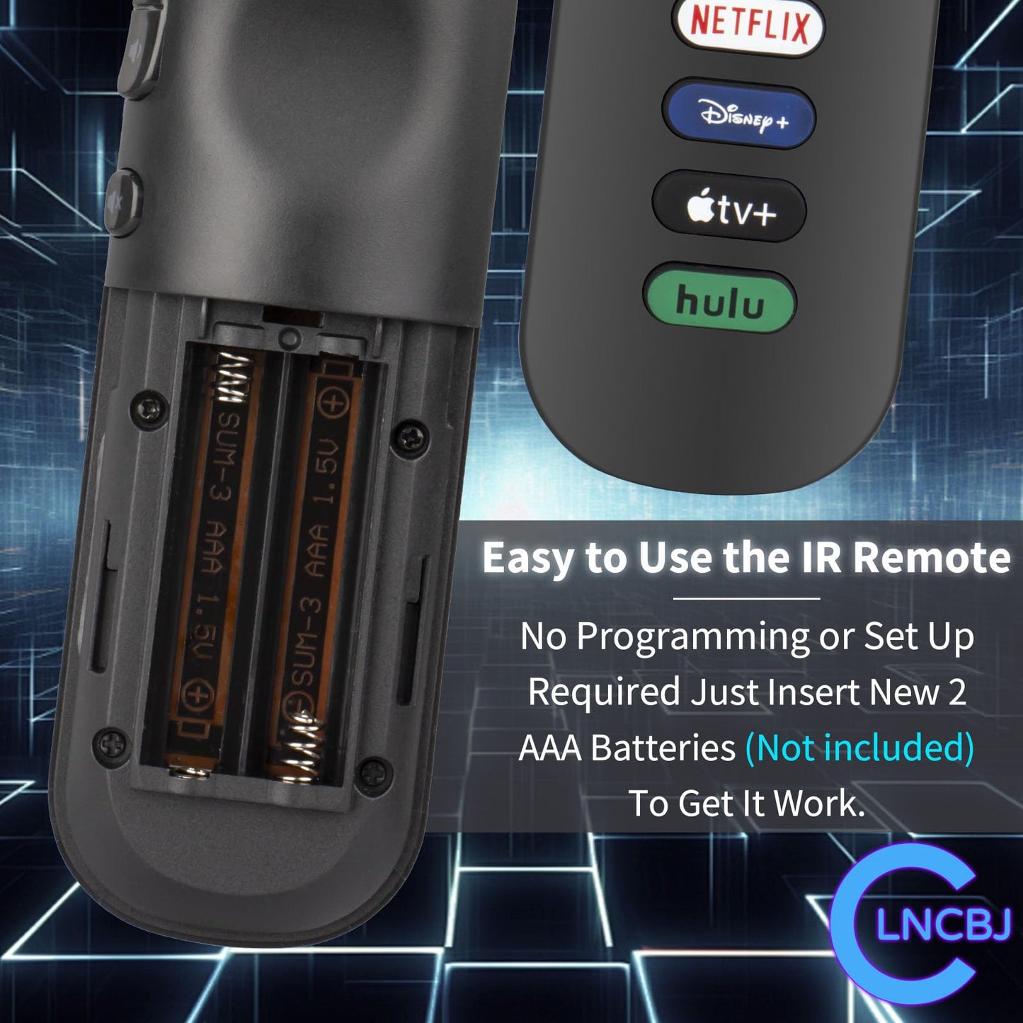 RC280 Remote Control for TCL TV Remote Replacement, No Programming Needed, Easy Install. Replacement Remote for TCL TV Models 55S21 65S451 43S451