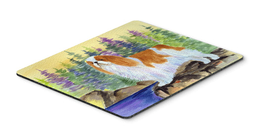 Caroline's Treasures SS8204MP English Toy Spaniel Mouse Pad, Hot Pad or Trivet for Home Office Gaming Working Computers Laptop Mouse Mat,Washable