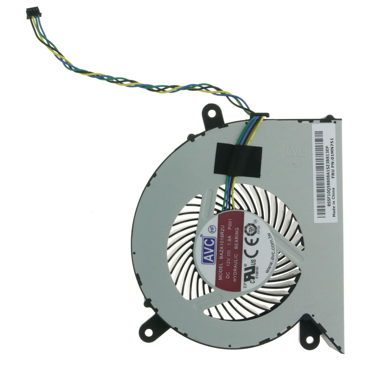 Replacement CPU Cooling Fan for Lenovo THINKCENTRE AIO M820Z M90A M70A IDEACENTRE AIO 3-24ITL6 3-24ALC6 3-24ADA6 730S-24IKB BAZA1018R2U-P001 01MN751