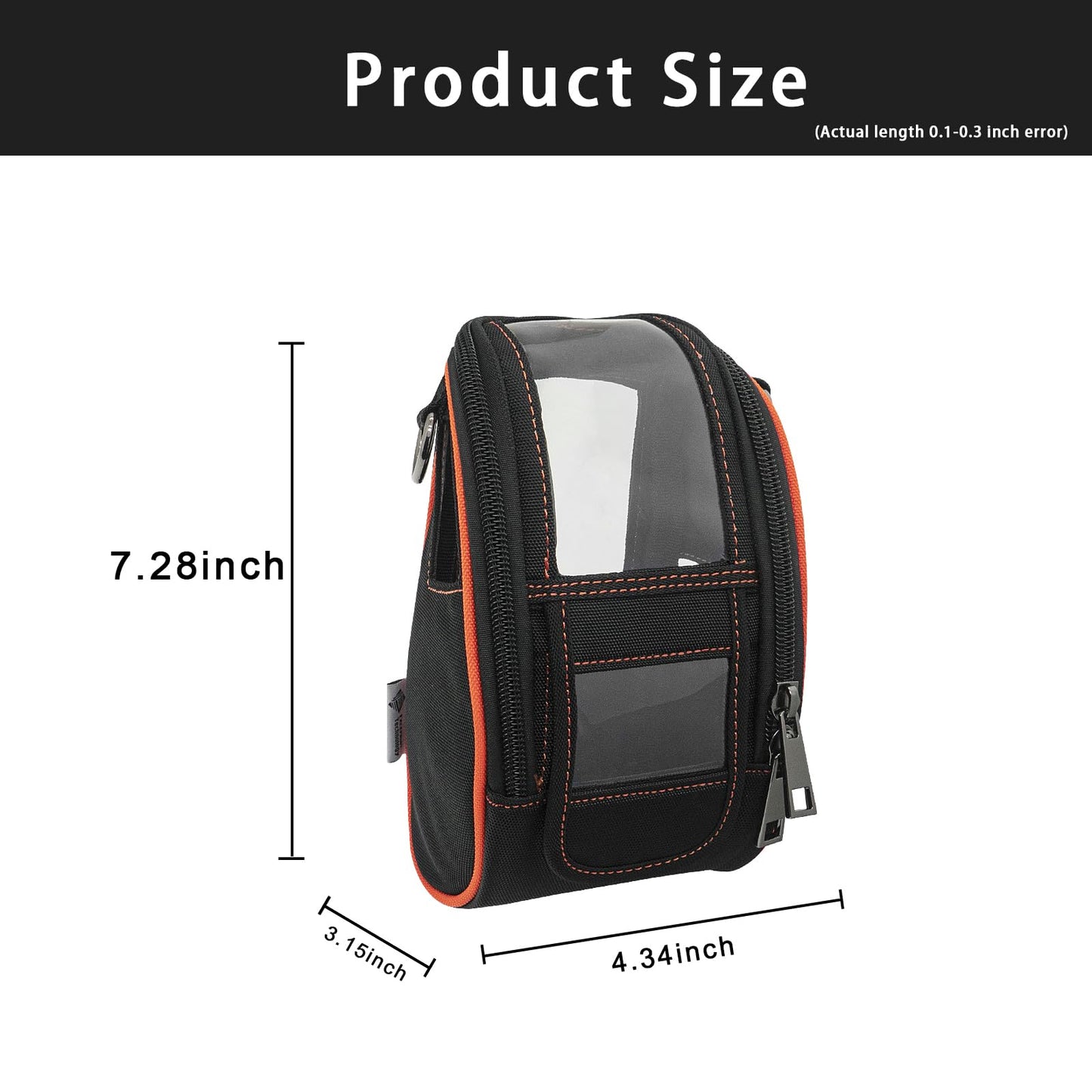 Soft Carrying Case for Zebra ZQ610 QLN220 ZR628 Mobile Thermal Printer - 2024 Upgrade Case Holster with Shoulder Strap and Belt Clip Compatible