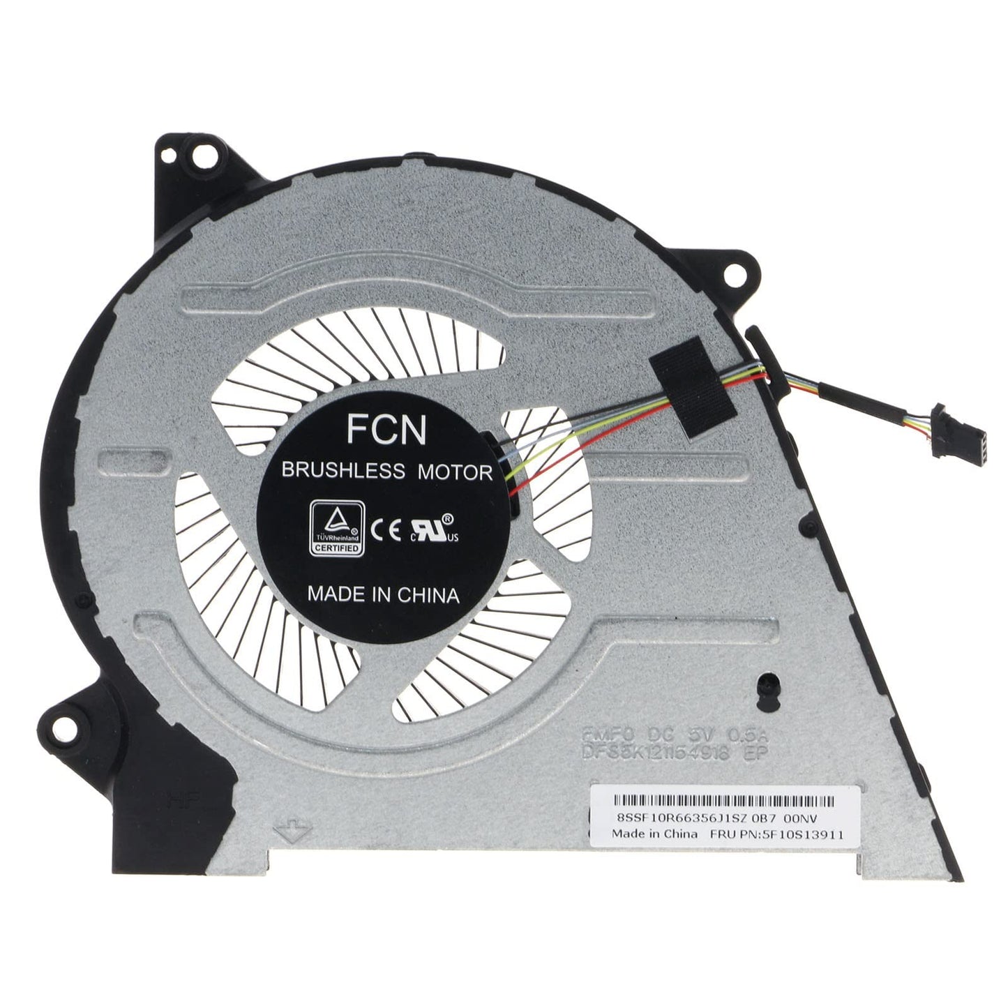 TRADOCK CPU GPU Cooling Fan 2.5W 5V 3.6E+3RPM 4E+1dB 82um 0.082mm 3-Pin Forced Air Cooling Fan Compatible with Lenovo IdeaPad Flex 5 14IIL05 14ITL05