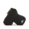 MegaGear MG1268 Nikon D3500, D5600, D3400 (18-105), D5500, D3300, D5300, D5200, D5100 Ultra Light Neoprene Camera Case, Black, PU Leather