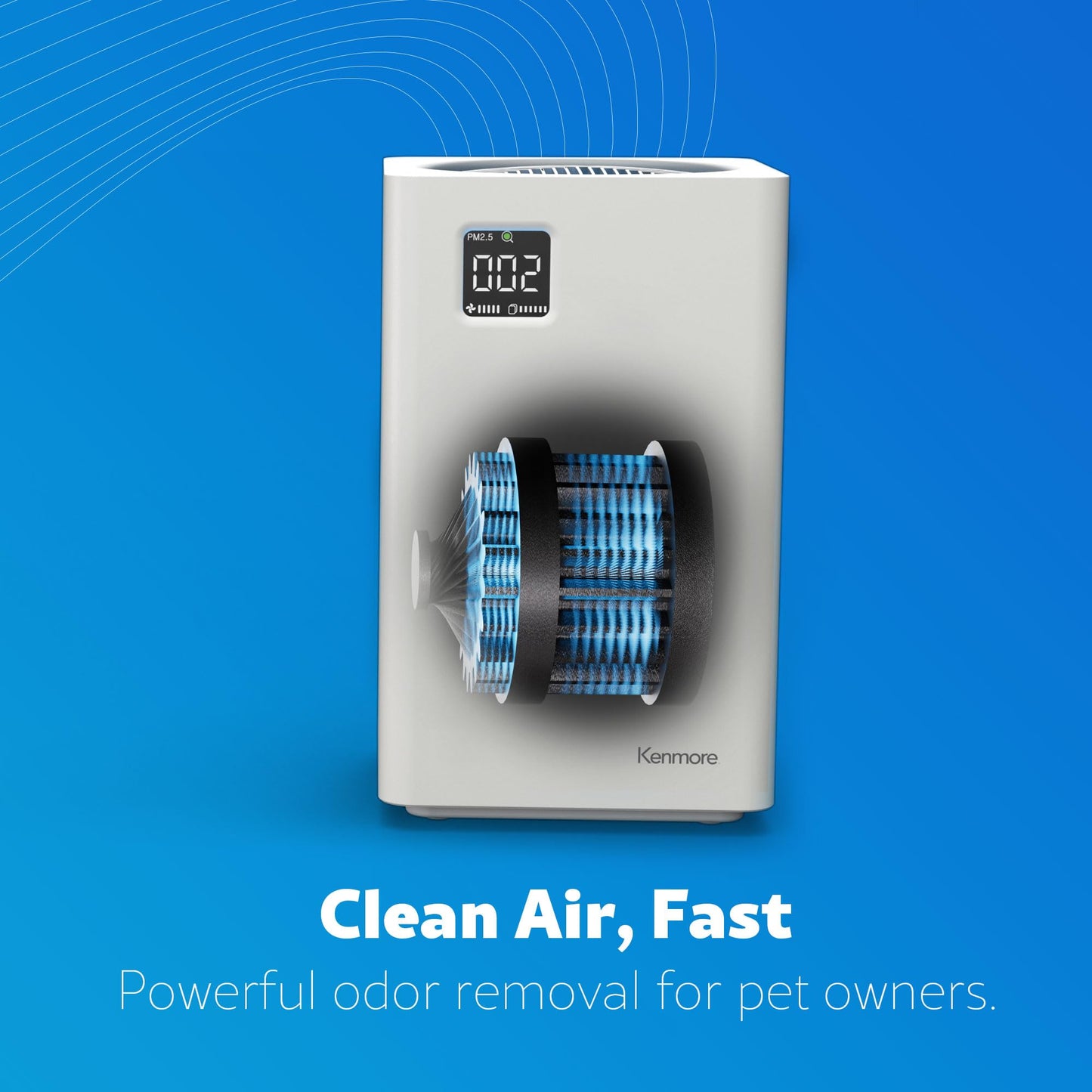 Kenmore Air Purifiers with H13 True HEPA Filter, Covers Up to 1200 Sq.Foot