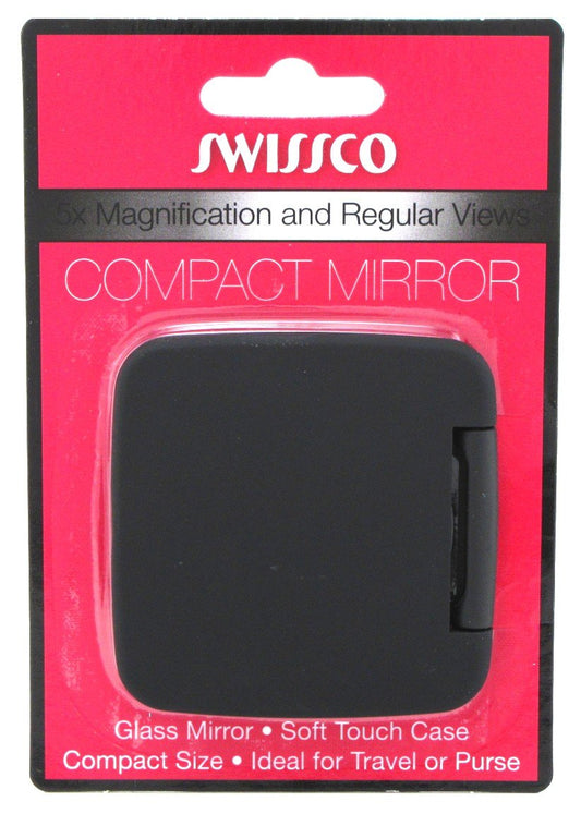 Swissco Mirror Compact & Magnifying 5X, Black, 1 ea (SG_B001KNSHJC_US)