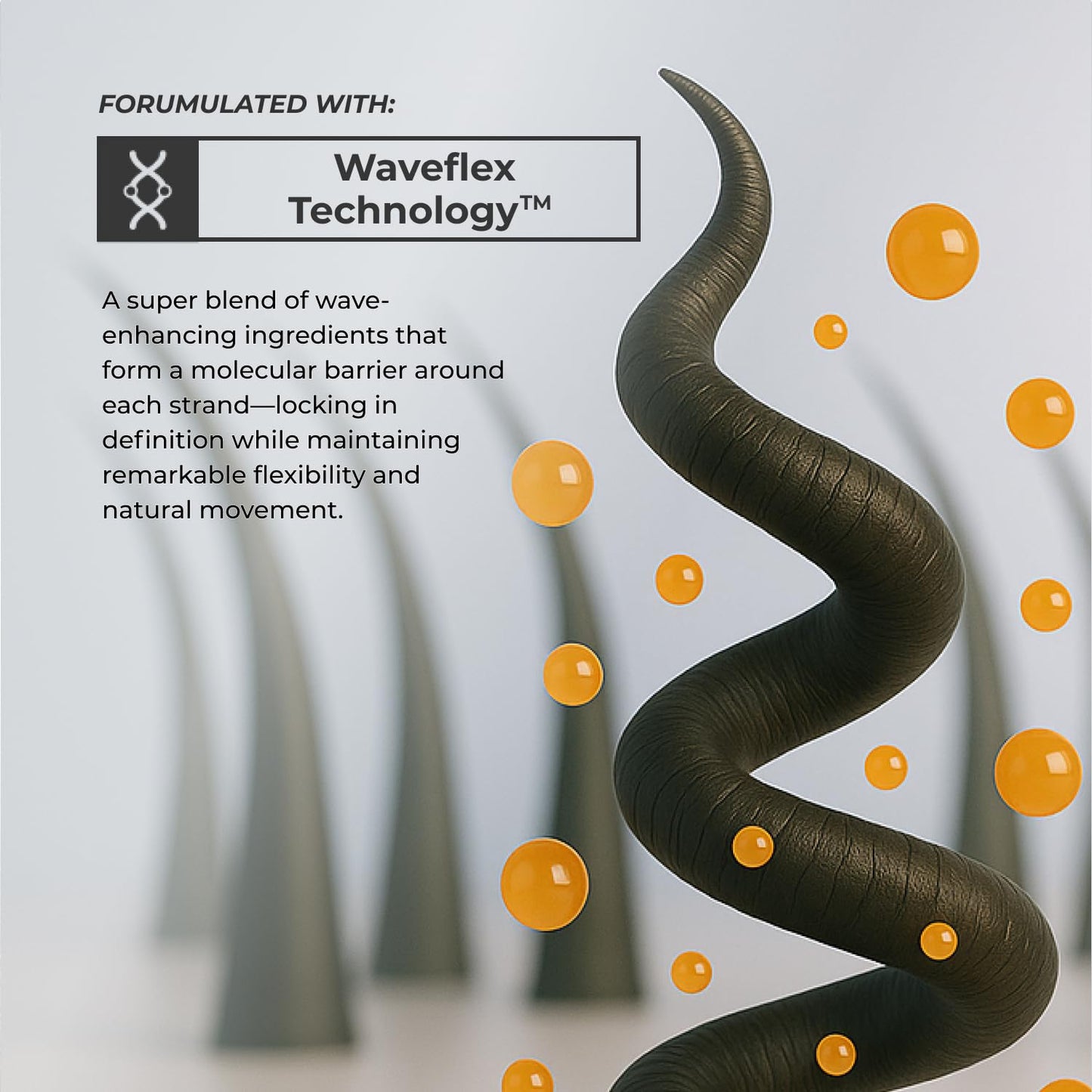 XMONDO Hair Wavetech Hydrating Wave Cream – Vegan Curl Cream for Wavy Hair with Coconut & Argan Oil, Definition, Hydration & Breakage Protection, 5 fl oz