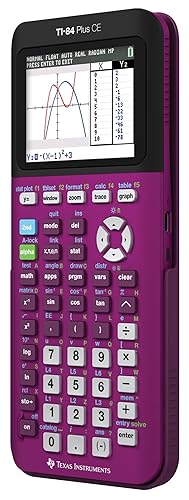 Texas Instruments TI-84 Plus CE Plum Graphing Calculator