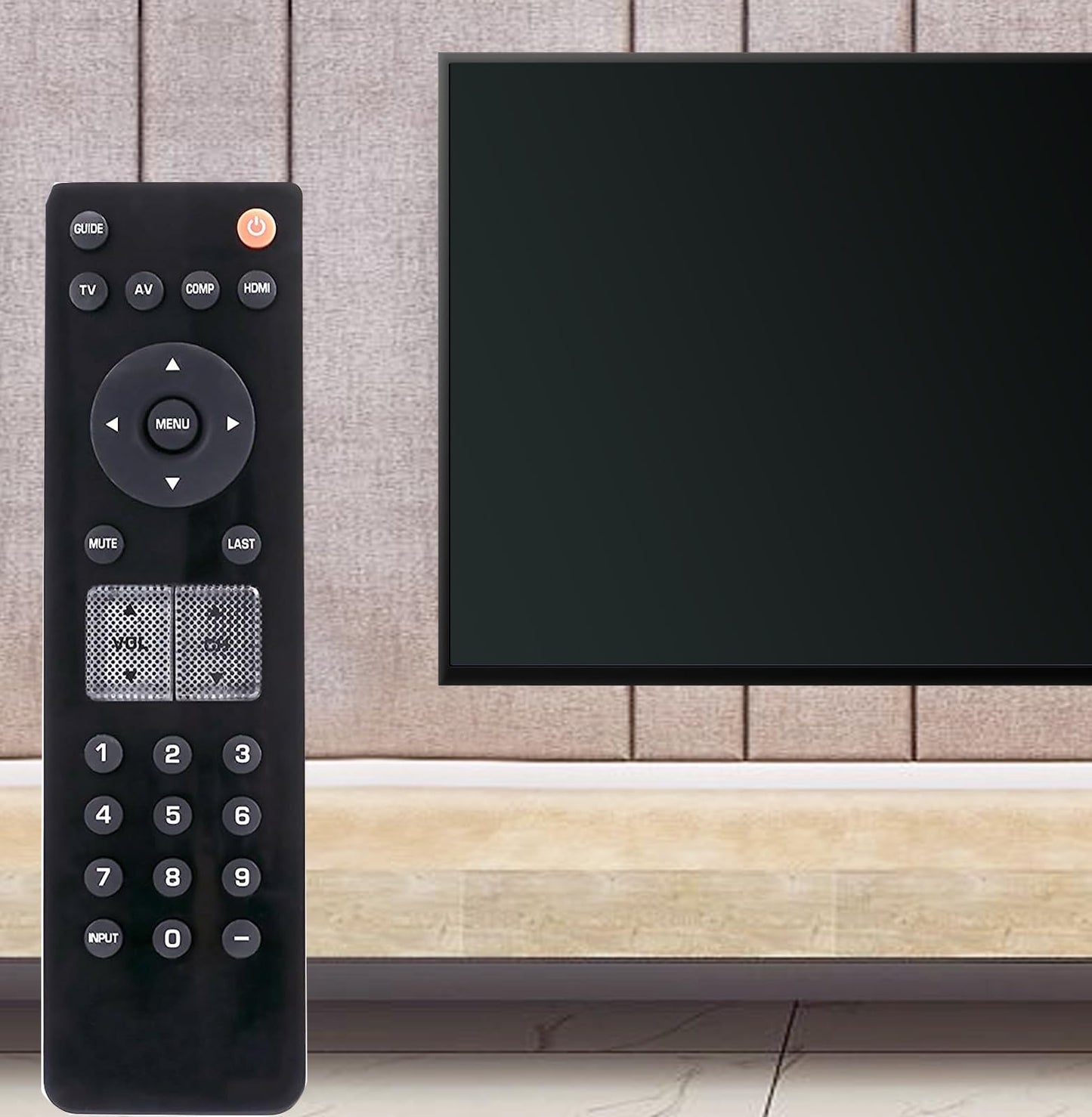 New VR2 Replaced Remote fit for Vizio TV VL260M VL320M VL370M VO320E VO320E-M VO320EM V0370M VO370M-C VO370MC VO420E VO420E-M VO400E VP322 VP422