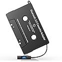 Car Audio Bluetooth 5.0 Cassette Receiver, Cassette Bluetooth Adapter for Car Tape Player, Wireless Cassette Aux Adapter with Hands-Free Calling