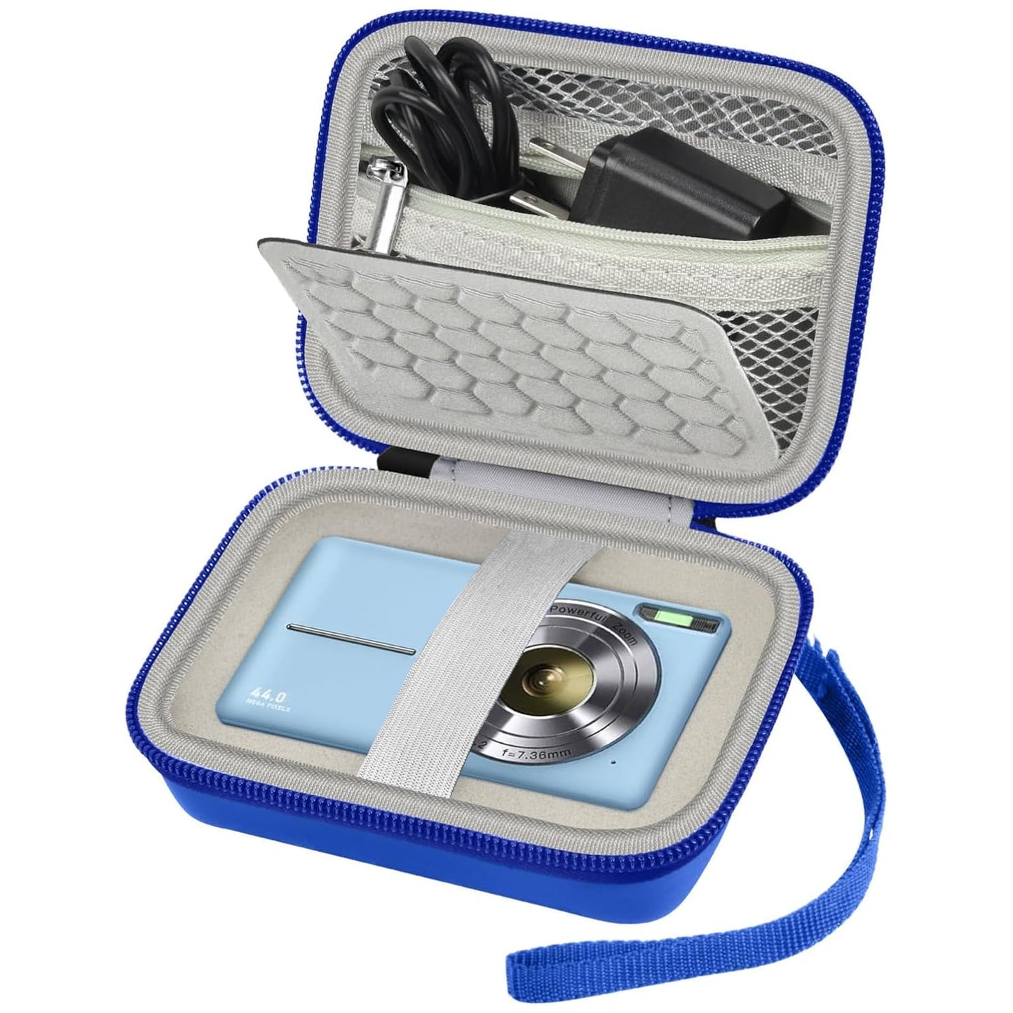 Carrying & Protective Case for Digital Camera, AbergBest 21 Mega Pixels 2.7" LCD Rechargeable HD/Kodak Pixpro/Canon PowerShot ELPH 180/190 / Sony