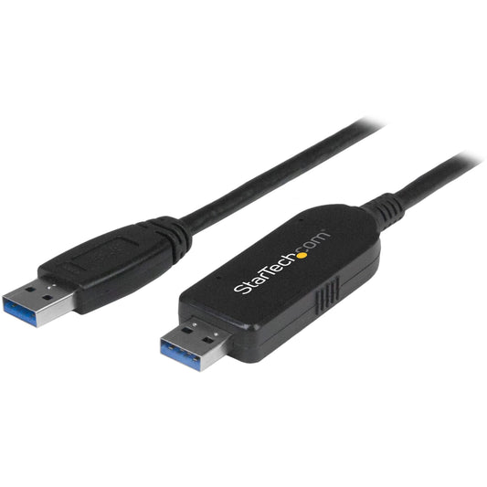 StarTech.com USB 3.0 Data Transfer Cable for Mac and Windows, Fast USB Transfer Cable for Easy Upgrades, 2m (6ft) (USB3LINK)