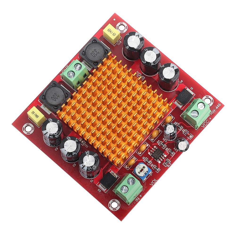 Digital Amplifier Board TPA3116D2 150W High Power Single Channel Module 12V-26V for Audio Receiver Systems