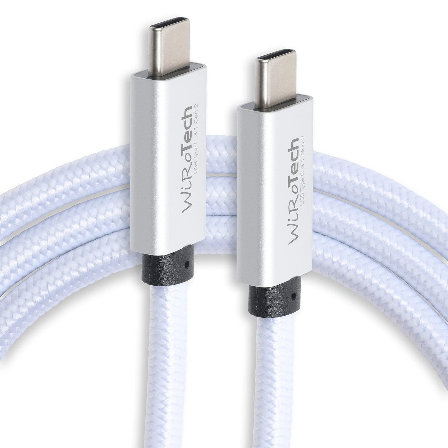 WiRoTech Samsung Galaxy S22 Compatible Charging Cable, USB C 3.1 Gen2 10Gbps, Samsung S21 S20 Note, Meta Quest 2, Compatible with MacBook iPad and PC