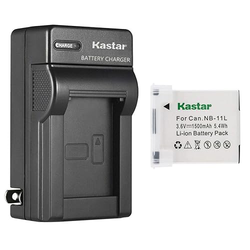 Kastar 1-Pack Battery and AC Wall Charger Compatible with Canon SX400 is, SX410 is, SX420 is, ELPH 110 HS, ELPH 115 is, ELPH 120 is, ELPH 130 is, ELPH