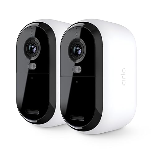 Arlo Essential Security Cameras Wireless Outdoor 1080p HD (2nd Gen, 2023 Release) - Battery Power, Person Recognition, Package Detection, Animated