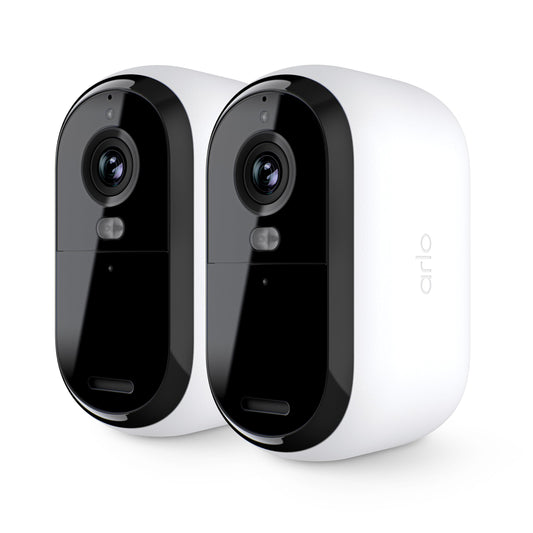 Arlo Essential Security Camera 1080p HD | Outdoor - Indoor | 2nd Gen |2 Cameras (Renewed)