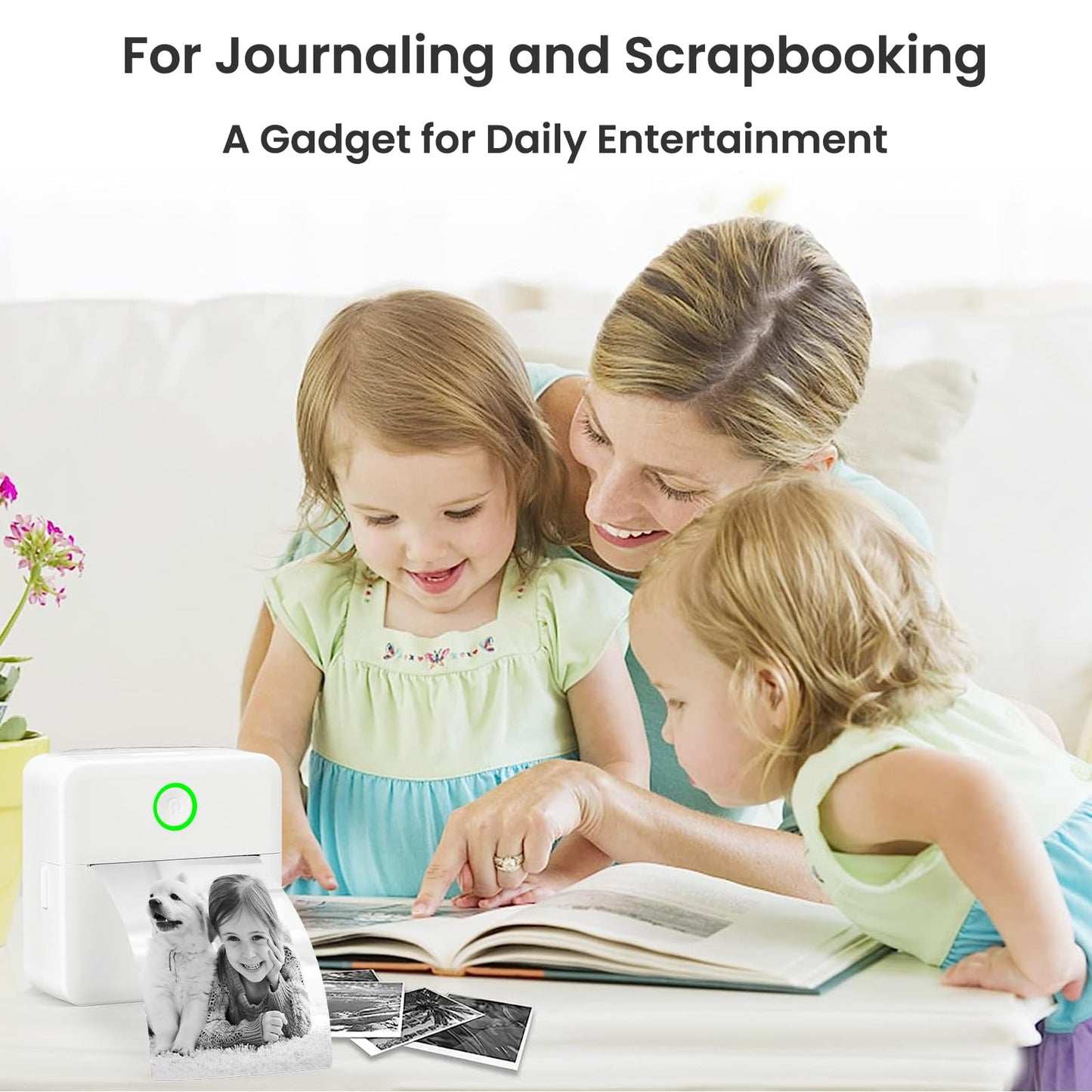 HOYIGO DYJ7 Portable Printer - Color Inkjet - Smartphones & PC Compatible