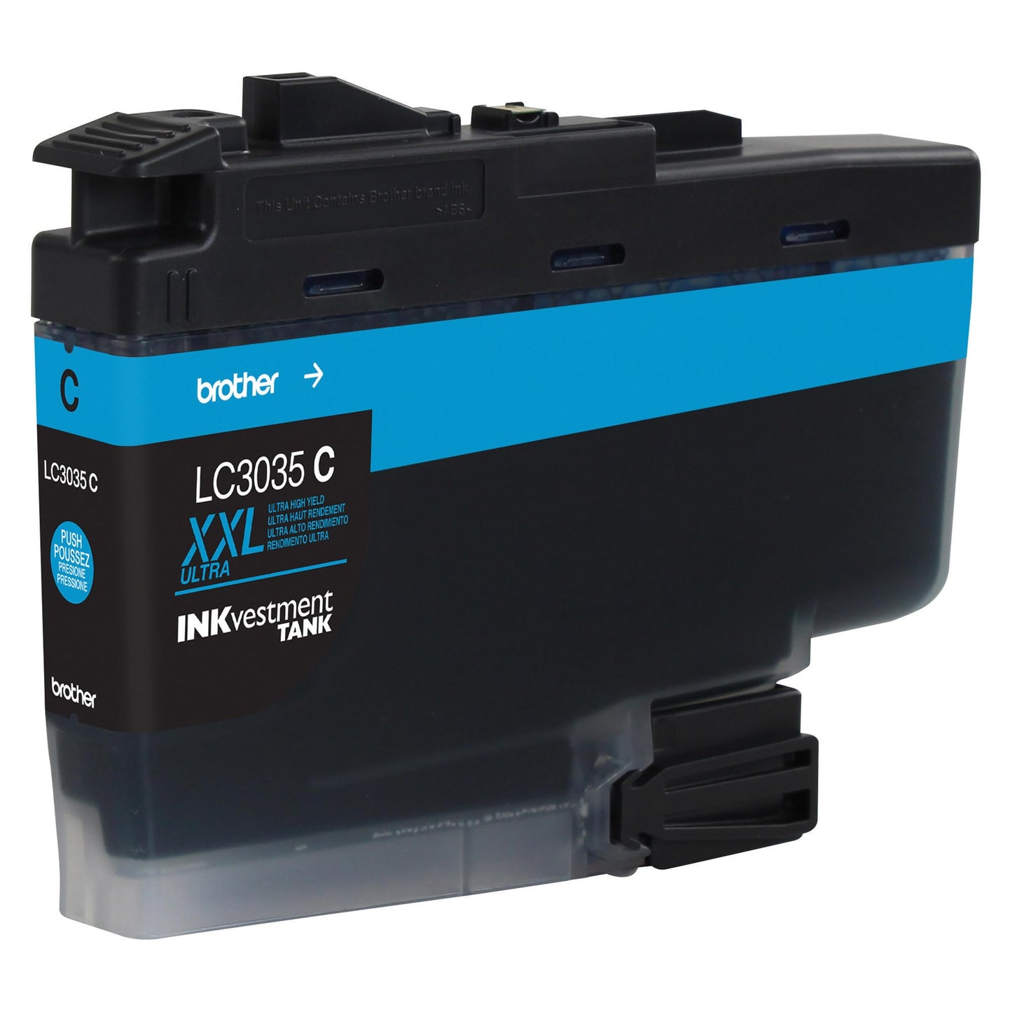 Brother Genuine LC3035C, Single Pack Ultra High-Yield Cyan INKvestment Tank Ink Cartridge, Page Yield Up to 5,000 Pages, LC3035, Amazon Dash