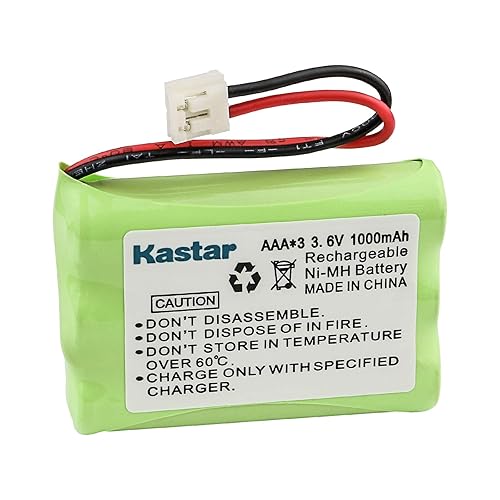 Kastar Cordless Phone Battery Replacement for Vtech i6789, i6789, ia5829, ia5839, ia5851, ia5859 Cordless Phone, GE TL96158, Vtech 89-1323-00, 80-5848