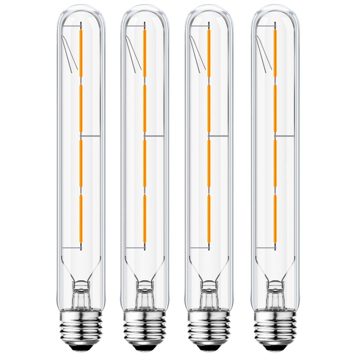 LVYE E26 LED Tubular Bulbs 4W T10 Dimmable LED Ligth Bulb Soft White 3000K