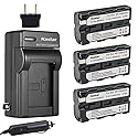 Kastar Battery (3-Pack) + Charger for Sony NP-F570 NP-F550 NP-F530 NP-F330 & CCD-RV100 CCD-SC5 CCD-SC9 CCD-TR1 CCD-TR215 CCD-TR940 Camcorder, CN-126