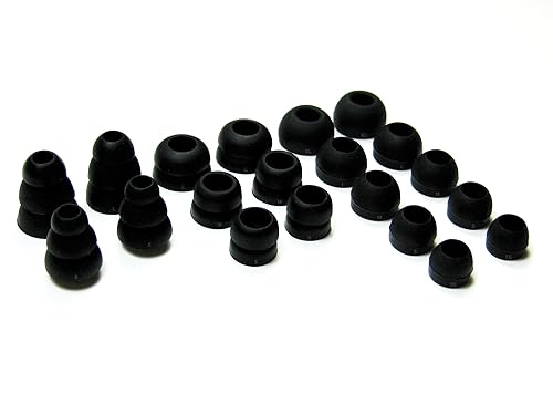 20pcs Ergonomic Fit Kit (DF-TF-5SZ) Compatible with Skullcandy Smokin' Buds 1/2,Fix,Titan,50/50,Heavy Medal,FMJ,INK'D 1/2.0 Supreme Sound,NBA…