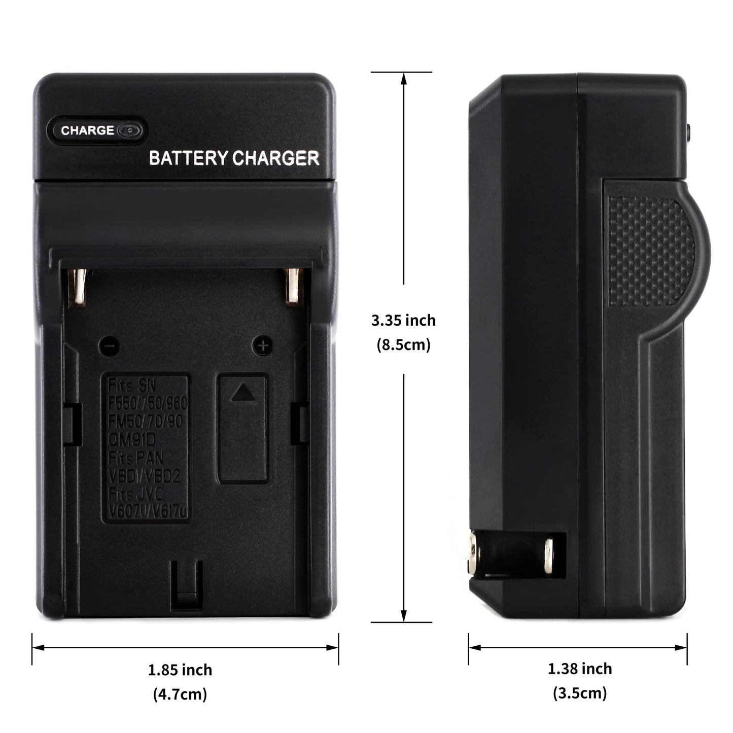 Norifon NP-FM50 Wall Charger for Sony CCD-TRV308, CCD-TRV138, CCD-TRV328, DSLR-A350, DSLR-A100, DSLR-A200, DSR-PD170, DSR-PD150, HVR-Z5U, HVR-Z1U