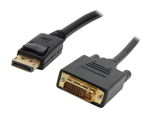 Nippon Labs DP-DVI-15 15-Feet Display Port Male to DVI-D Male 28 AWG Cable