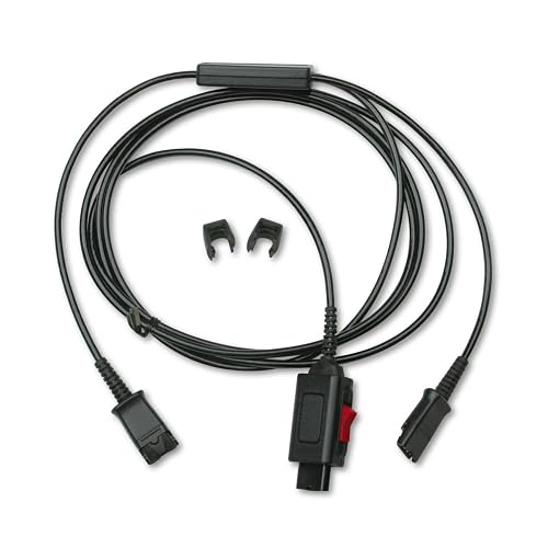 POLY Y splitter adapter for training purposes, black