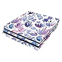 MightySkins Skin Compatible with Sony PS4 Pro Console - Blue Petals | Protective, Durable, and Unique Vinyl Decal wrap Cover | Easy to Apply, Remove