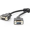 Postta VGA to VGA Cable (10 Feet) HD15 Male to Male Monitor Cable with Ferrites