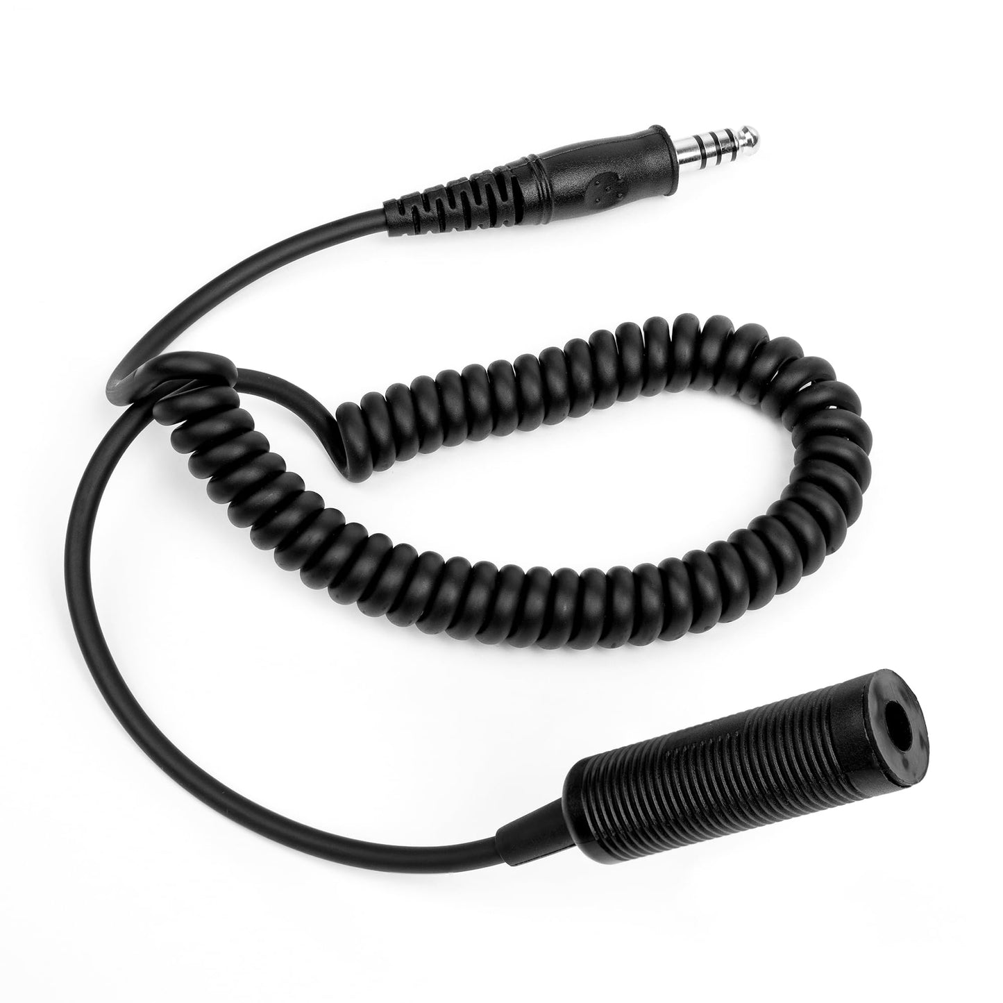 Fumei U-92A/U to U-174/U Headphone Extension Cable Straight-Through 4 Wires for Military Civilian Headsets
