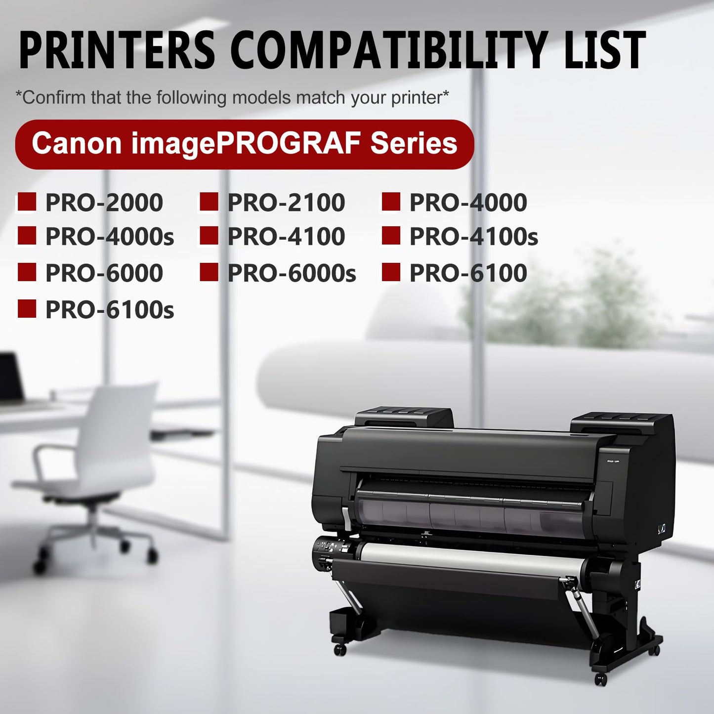 Pfi-1700 Remanufactured Pigment Ink Cartridge for Canon imagePROGRAF Pro 2000 2100 4000 4000s 4100 4100s 6000 6000s 6100 6100s Printers 700 ML(1-Pack