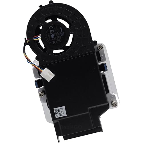 Deal4GO 5V 35W Cooling Fan Heatsink Assembly W77JN JV47V Replacement for Dell Optiplex 3080 3090 5090 7080 MFF Micro Desktop, Black