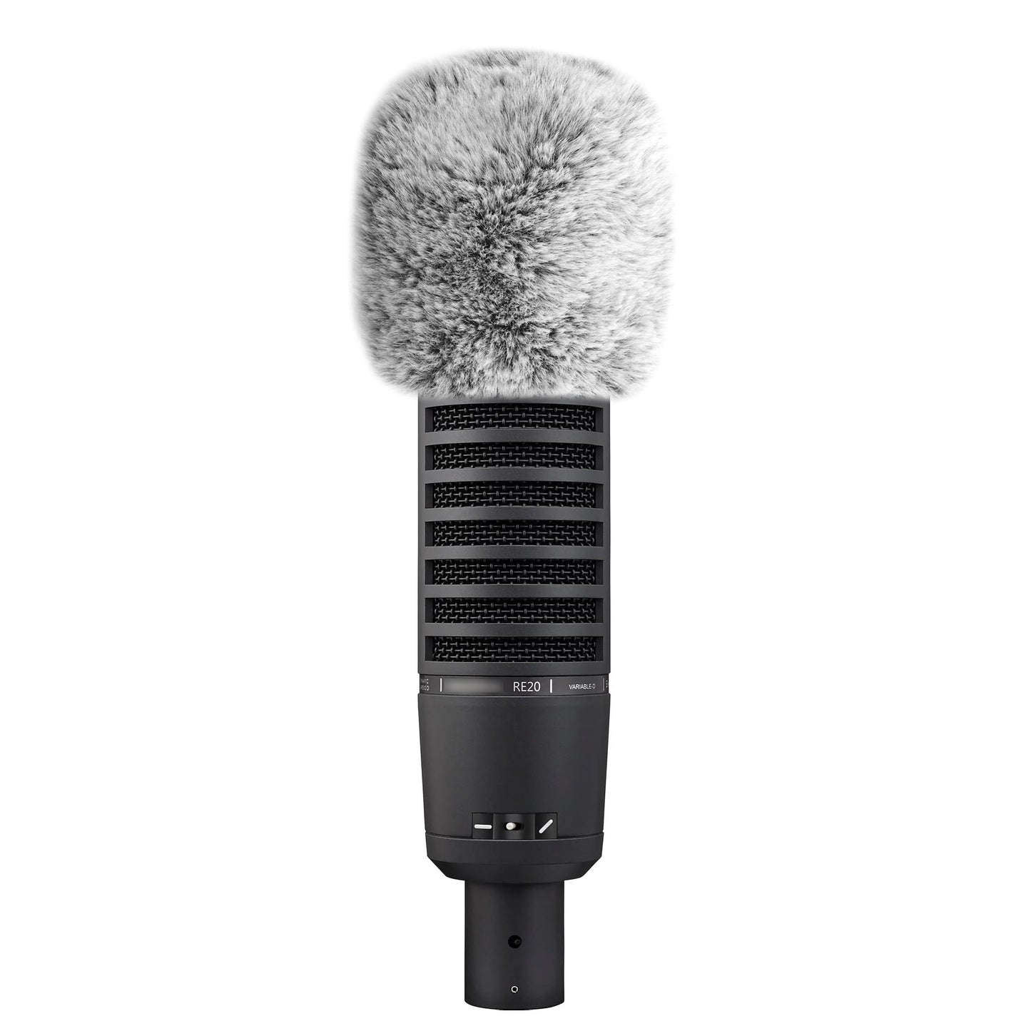 LEFXMOPHY for Electro-Voice RE20 Microphone Pop Filter Furry Wind Muff Grey Windsock Cover
