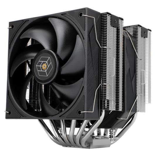 Thermalright Royal Pretor 130 CPU Air Cooler,6 Heat Pipes Dual Towers Cooler,with Dual PWM Fans,1500RPM Speed,Desktop Cooler for Intel