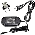 HQRP AC Power Adapter Charger Compatible with Canon VIXIA HF R20, HF R21, HF R200, HF M50, HF M52, HF M500, HF R30, HF R32, HF R300, VIXIA HF R62, HF