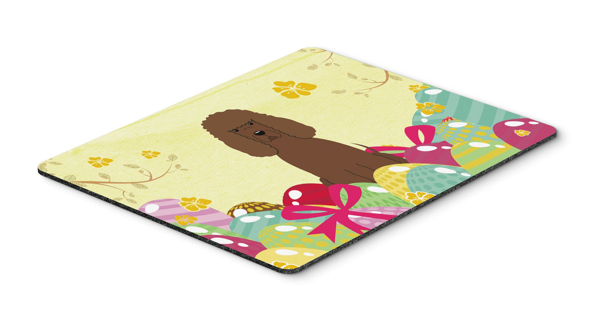 Caroline's Treasures BB6063MP Easter Eggs Irish Water Spaniel Mouse Pad, Hot Pad or Trivet for Home Office Gaming Working Computers Laptop Mouse