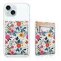 Aeltrp Phone Card Holder, Dual Pocket Leather Phone Wallet Adhesive Stick On, Cute Card Holder, Credit Card Holder for Phone Case Compatible with Most
