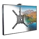 Mount-It! Fold-Up Ceiling TV Mount for 23-55 Inch TVs, Space-Saving Flip Down Bracket for Flat & Slanted Ceilings, Retractable Adjustable Tilt