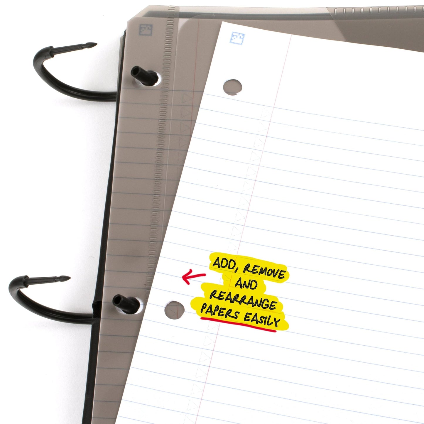 Five Star Flex Refillable Notebook + Study App, College Ruled Paper and 1-1/2 Inch TechLock Ring Binder with Pockets, Tabs and Dividers, 300 Sheet
