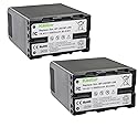Kastar 2-Pack BP-U60 Battery 14.4V 5800mAh Replacement for Sony PXW-FS7M2K, PXW-FX6, PXW-FX9 XDCAM, PXW-FX9K, PXW-X160, PXW-X180, PXW-X200, PXW-Z450