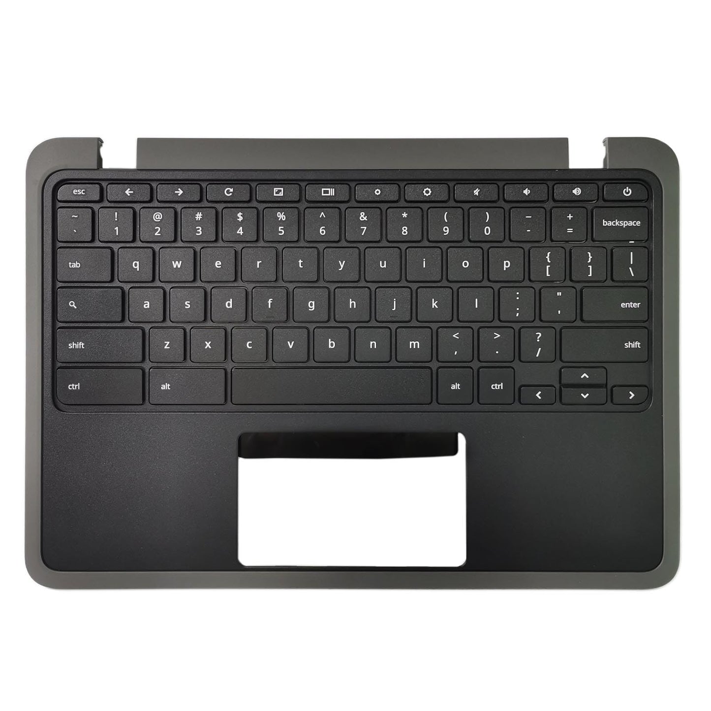 Rinbers Palmrest Upper Case Top Cover with US Keyboard Without Touchpad Replacement for Acer Chromebook 11 C732 / C732T C733 / C733T 6B.GUKN7.001