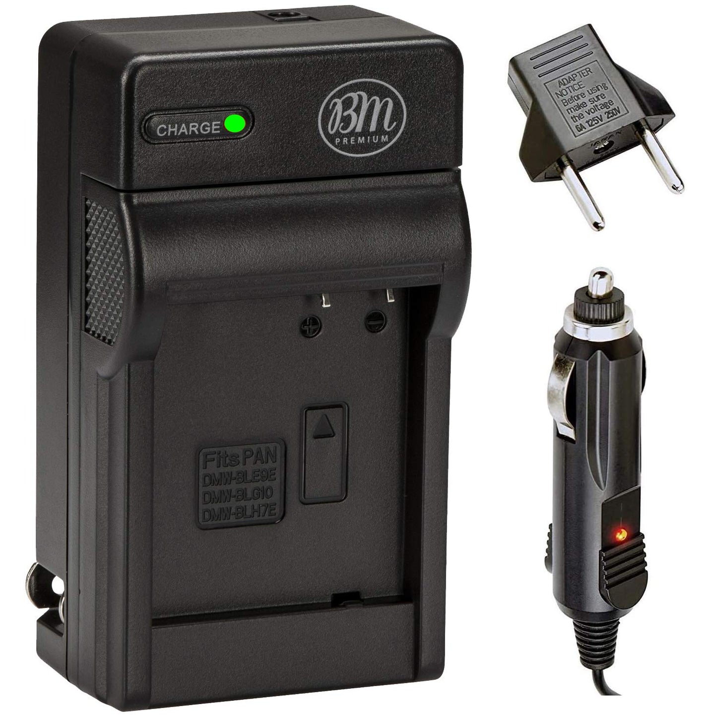 BM DMW-BLG10 Battery Charger for Panasonic Lumix DC-G100 DC-ZS80 ZS99 DC-GX9 DC-LX100 II DC-ZS200 DC-ZS70 DMC-GX80 DMC-GX85 DMC-ZS60 DMC-ZS100 DMC-GF6