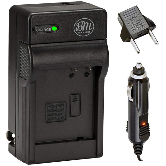 BM DMW-BLG10 Battery Charger for Panasonic Lumix DC-G100 DC-ZS80 ZS99 DC-GX9 DC-LX100 II DC-ZS200 DC-ZS70 DMC-GX80 DMC-GX85 DMC-ZS60 DMC-ZS100 DMC-GF6